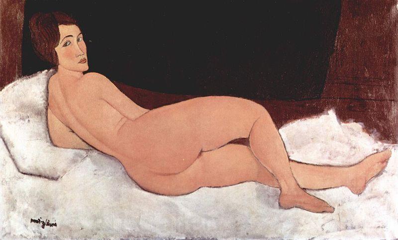 Amedeo Modigliani Liegender Akt Spain oil painting art